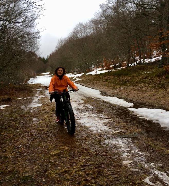 Sortie Fat Bike avec ma cousine de ... Sortie Fat Bike avec ma cousine de ...
